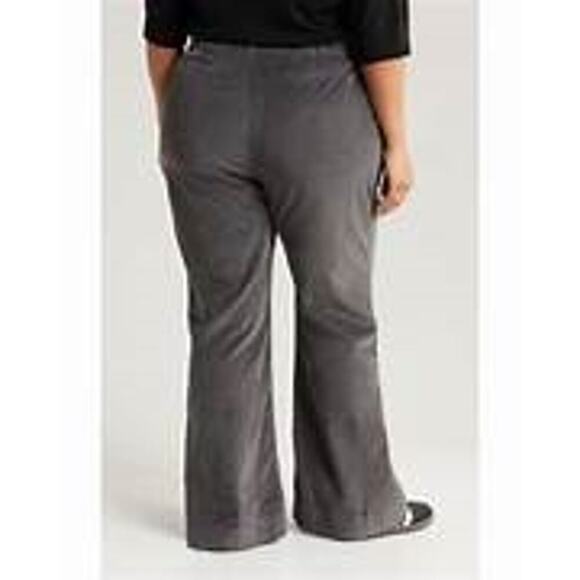 NEW! TREASURE & BOND Gray Corduroy Pants high rise business casual preppy SZ 12 - Picture 3 of 3